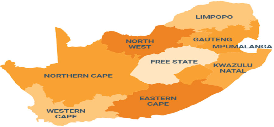 provinces in South Africa